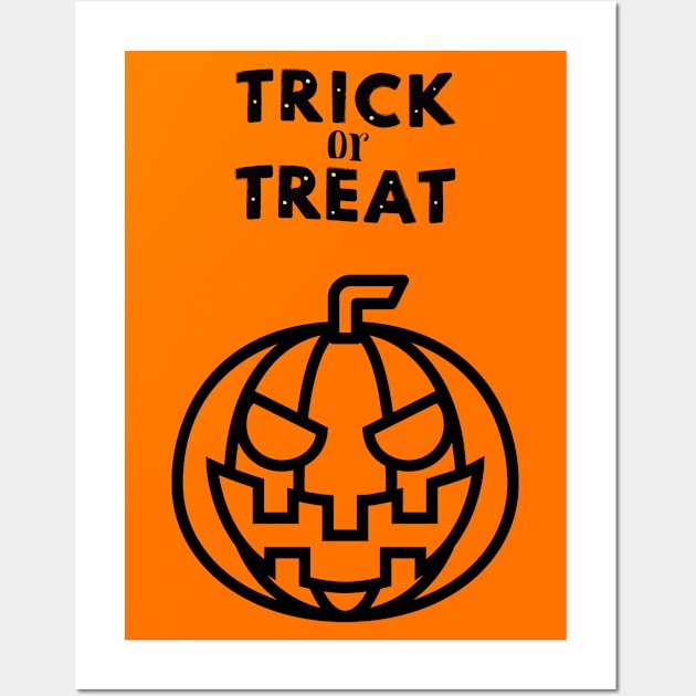 Trick or Treat Wall Art by Kiyiya Designs